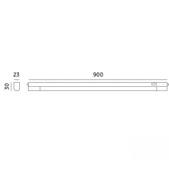 Underskabsarmatur | 12w | 90cm | 1200lm | CCT | Hvid