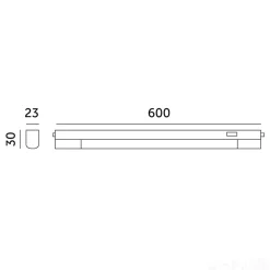 Underskabsarmatur | 8w | 60cm | 800lm | CCT | Hvid