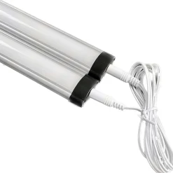 Underskabsarmatur | 2x50cm | LED Lys | Dæmpbar | Fladt | 5W