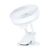 USB Bordventilator med klemme | Genopladelig | 6W | VIENTO | Hvid