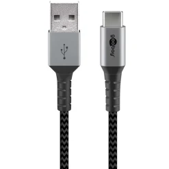 USB C Til USB A | Lightningkabel | 2m | 60W | Knækbeskyttelse
