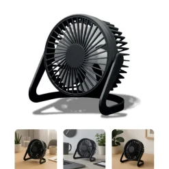 USB Ventilator | Ø15cm | Bord Ventilator | Sort