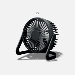 USB Ventilator | Ø15cm | Bord Ventilator | Sort