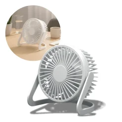 USB Ventilator | Ø15cm | Bord Ventilator | Hvid