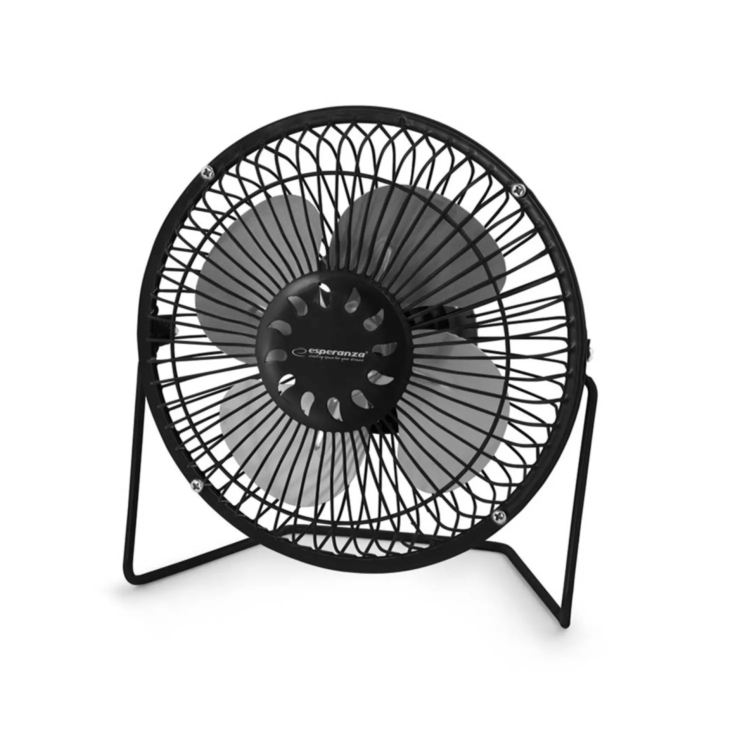 USB Ventilator | Støjsvag | Sort | Ø18cm | Bord Ventilator