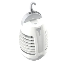 UV Myggefanger | 4-Pak | Batteri | 3W | IP44 | Indbygget Lanterne | 70lm | Hvid