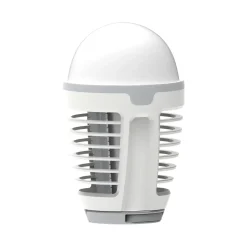 UV Myggefanger | 4-Pak | Batteri | 3W | IP44 | Indbygget Lanterne | 70lm | Hvid