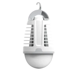 UV Myggefanger | 4-Pak | Batteri | 3W | IP44 | Indbygget Lanterne | 70lm | Hvid