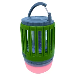UV Myggelys | Batteri | 3W | IP44 | Indbygget Lanterne | 180lm