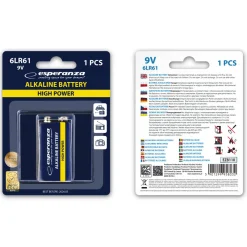 9V batteri | Alkaline Batteri | 6LR61