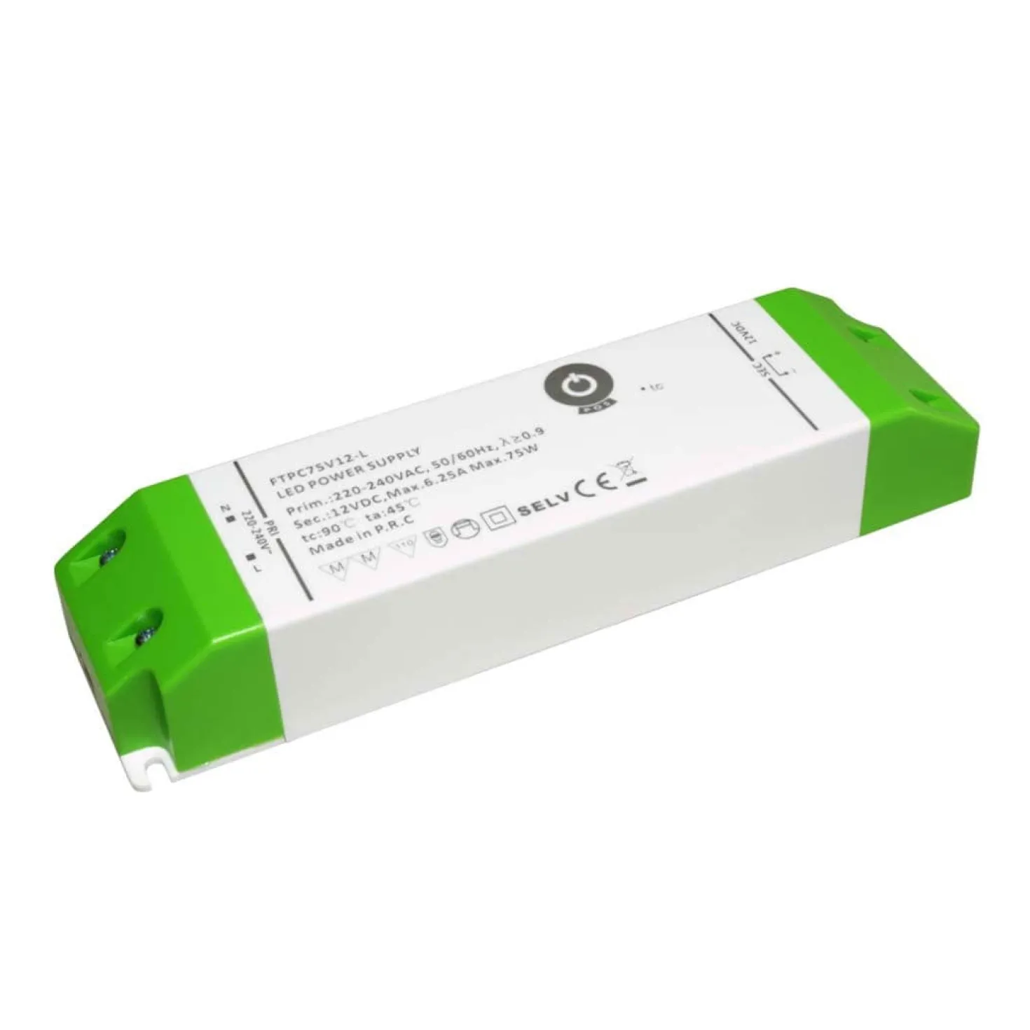 12V LED Driver / Transformer | 0-75W | 6,25A
