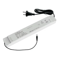 24V LED Driver | 1-150W | Dæmpbar | RF 2.4G Styring | PUSH Dæmp | AC & DC adapter monteret