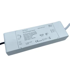24V LED driver | 1-75W | Triac/Push dæmpbar | AC og DC adapter monteret