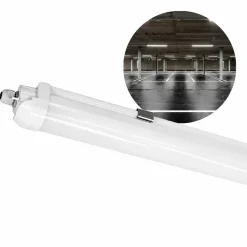 Vandtæt LED Armatur | 150cm | 4000K | 6500lm | 50W | LUMEXO | Hvid