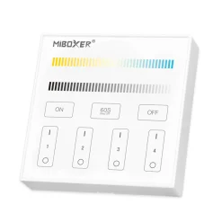 Vægpanel | Mi-Light | 4-zoner | CCT + lysdæmper