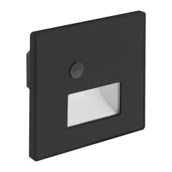 Vægspot | 3CCT | PIR | 58lm | 1.2W | WEKTOR D | Sort