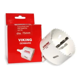 Viking hulsav 75mm m.fast holder