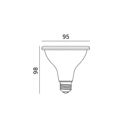 Vækstlys Lampe + Pære | 2-Pak | 10,5 PPF | 9W | 2 Arme | Med Klemme | Hvid