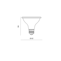 Vækstlys Lampe + Pære | 2-Pak | 7,4 PPF | 7W | Med Klemme | Sort