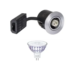 12V LED Spot | Inkl. MR16 / GU5.3 | VENTA | Børstet Alu | 3000K