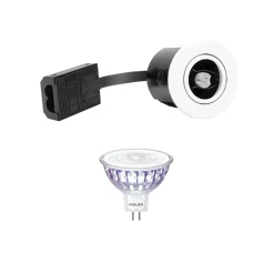 12V LED Spot | Inkl. MR16 / GU5.3 | VENTA | Mat Hvid | 3000K
