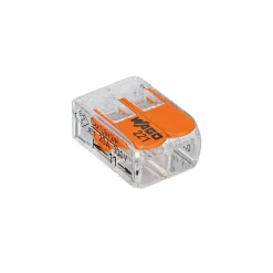 Wago transparent samlemuffe 2 x 0,14-4mm2