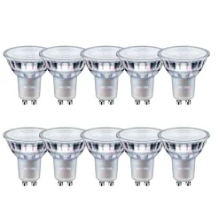 3.7W | GU10 | Philips Master LED GU10 | 365lm | 3000K | Dæmpbar | Ra90 | 10 stk. pakke (Sætpris)