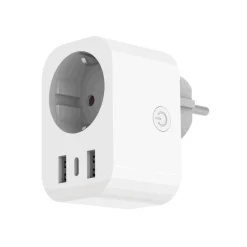 WIFI Stikkontakt | Smart Plug | 1xSchuko | 2xUSB-A | 1xUSB-C