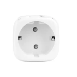 WiFi Stikkontakt med energimåler | Smart Plug | Elmåler til stikkontakt | 16A | Hvid