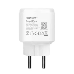 WiFi Stikkontakt med energimåler | Smart Plug | Elmåler til stikkontakt | 16A | Hvid