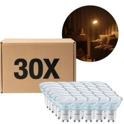 3.7W Philips Master LED Spot GU10 | Dæmpbar | 355lm | 2700K | 30 stk