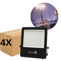4x LED Projektører | 4000K | 19500lm | 150W | IP65 | ULSAN