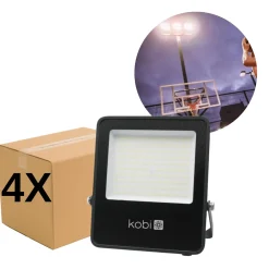 4x LED Projektører | 4000K | 13000lm | 100W | ULSAN | IP65