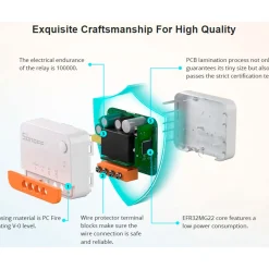 2x Sonoff ZBMINI Extreme | Zigbee Smart Switch (ZBMINIL2)