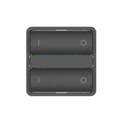 Zigbee Fuga Afbryder | Svagstrømstangenter m. symboler | Hue kompatibel | Sort / Koksgrå