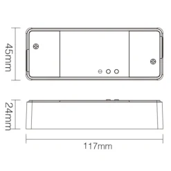Zigbee Lysdæmper | 500w | Triac | Zigbee 3.0+2.4GHz+Push