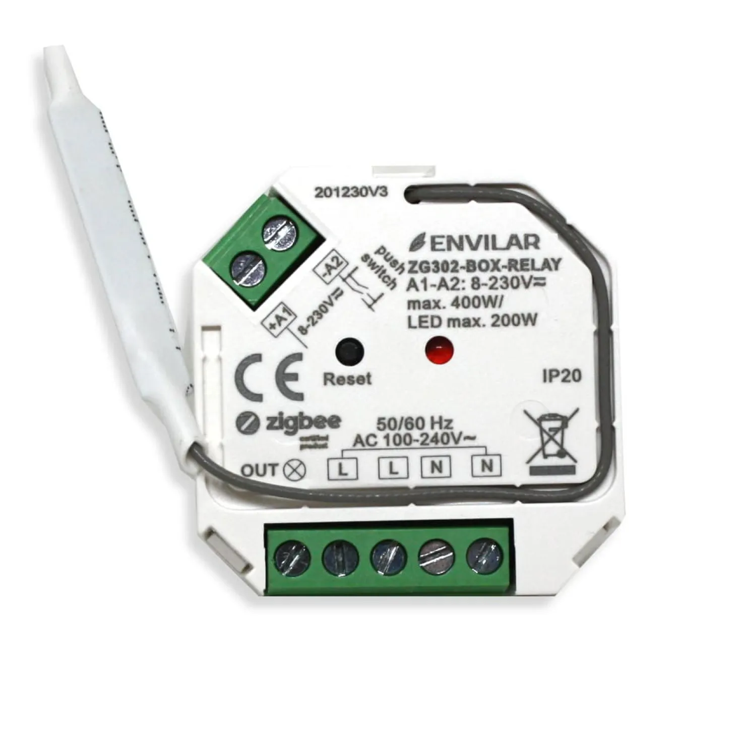 Zigbee Relæ 3.0 (Philips HUE Kompatibel)