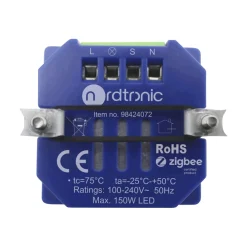 Zigbee lysdæmper | Drejefunktion | 5-150W